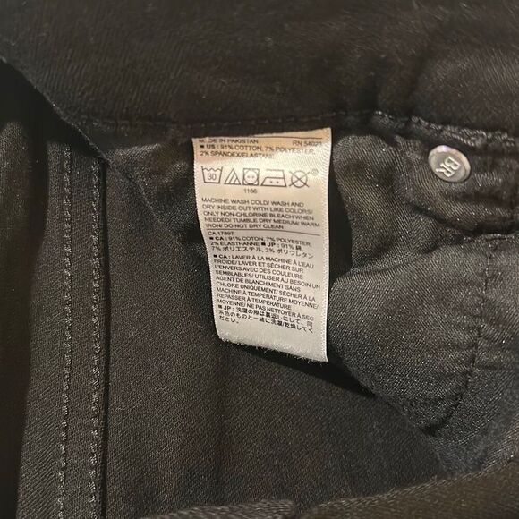 "New" Banana Republic Black Zip Fly Mid Rise Skinny Fit Jeans Ladies Size 27/4 - Picture 3 of 10